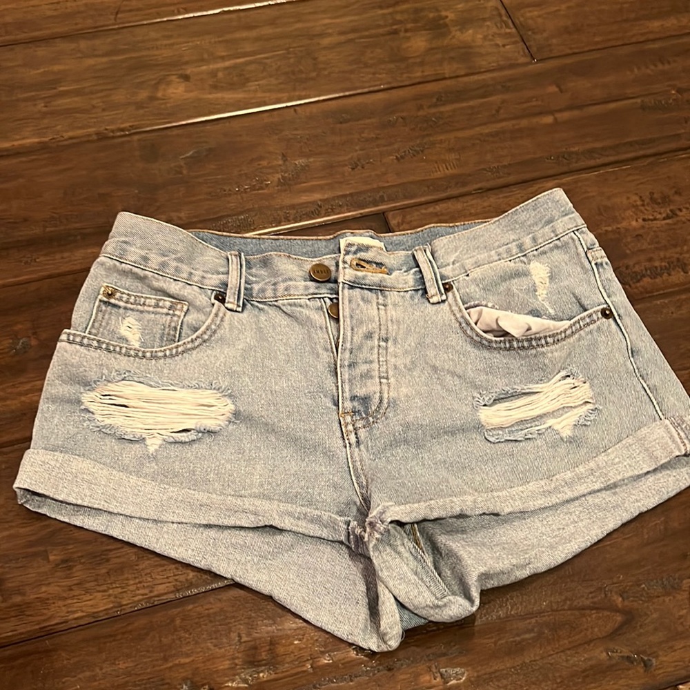 Jean shorts